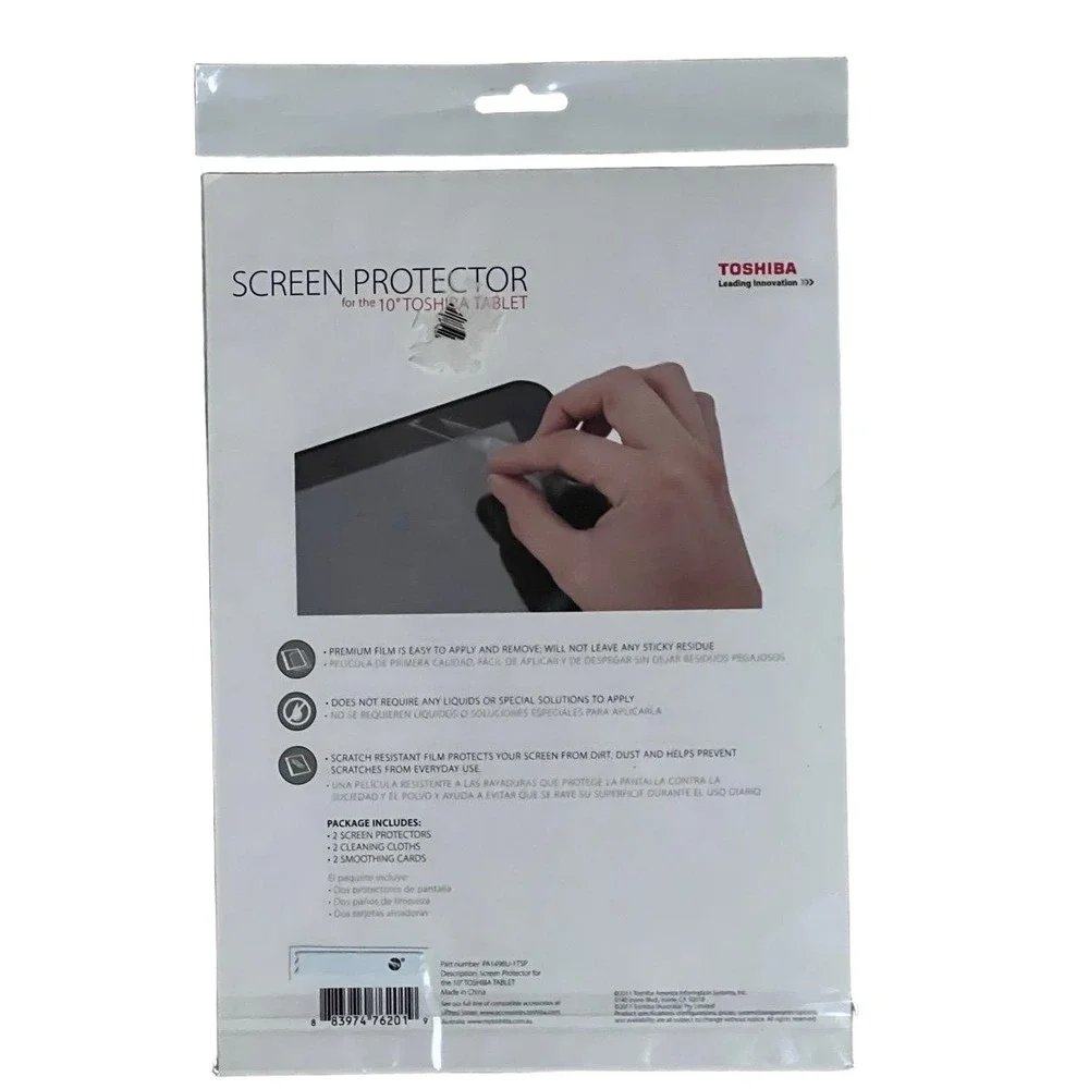 Toshiba Tablet Screen Protector 10 Inch, Anti Scratch, Includes 2‎